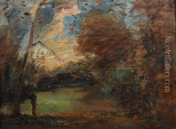 Environs Du Forez Oil Painting - Auguste Francois Ravier