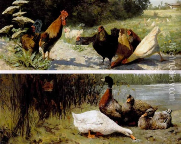 Hons Oil Painting - Hubert Von Heyden