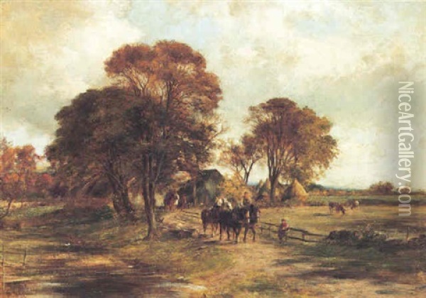 The Plough Team Oil Painting - William Darling McKay