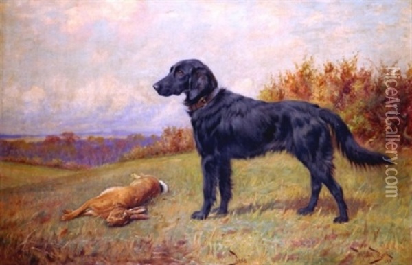 "bess" Oil Painting - Wright Barker