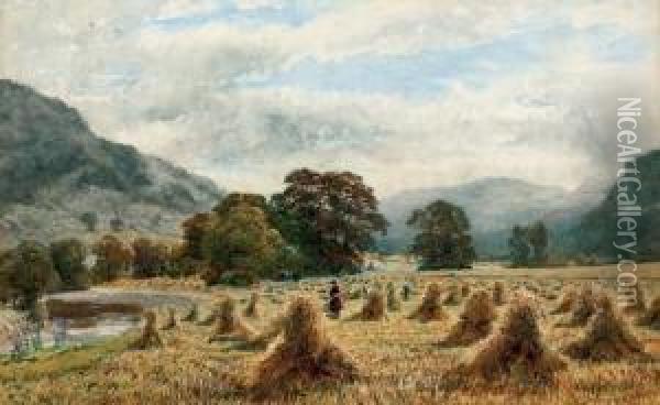 The Cornfield Oil Painting - Charles Grant Davidson