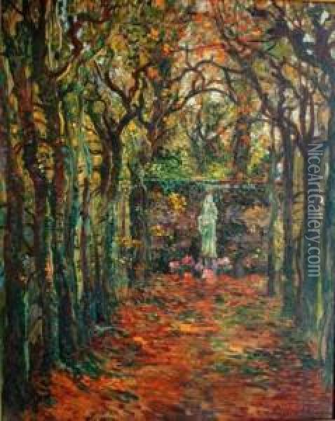 L'allee De La Vierge Oil Painting - Eugene Chigot