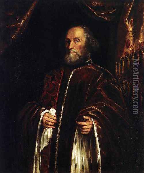 Portrait of a Senator 2 Oil Painting - Jacopo Tintoretto (Robusti)