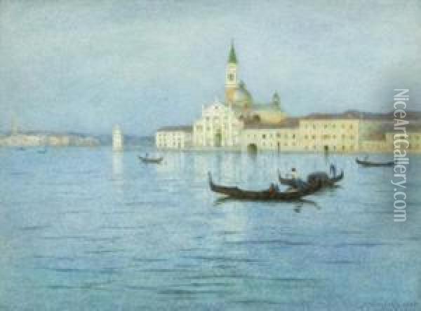 San Giorgio Maggiore, Venice Oil Painting - Helen Mary Elizabeth Allingham