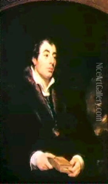 Portrait Of Robert Southey (1774-1843) Oil Painting - Thomas Phillips