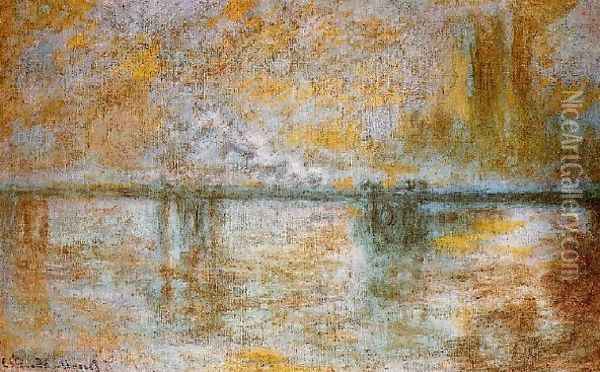 Charing Cross Bridge2 Oil Painting - Claude Oscar Monet