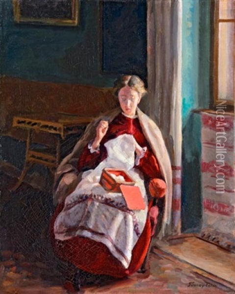 Noemi Himez Oil Painting - Valer Ferenczy