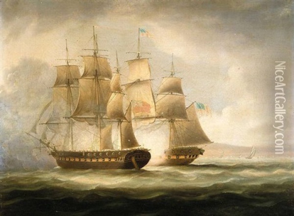 Action Between The H.m.s 