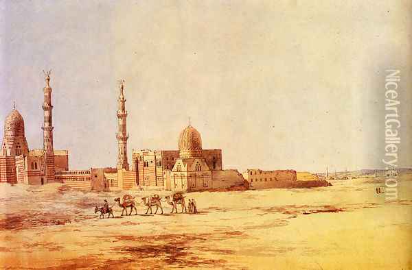 Tombs Of The Khalifs, Cairo Oil Painting - Richard Dadd
