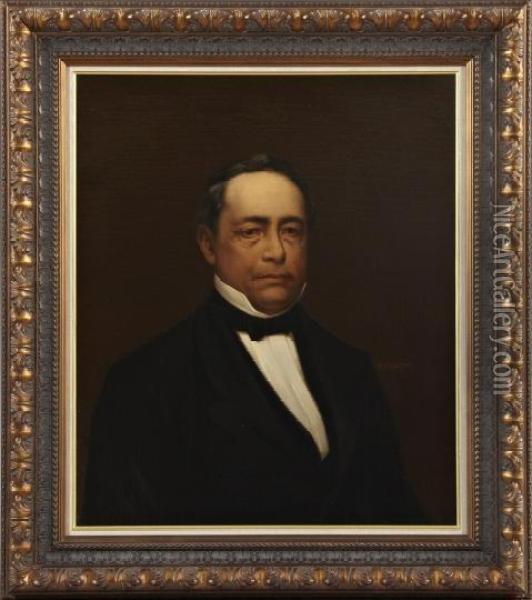 Portrait Of A Gentleman Oil Painting - Richard Clague