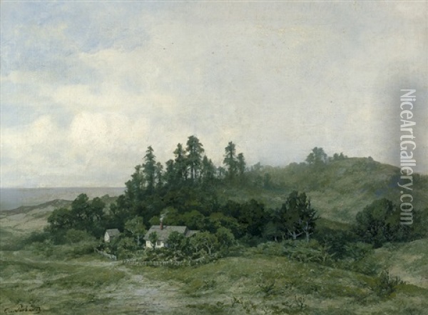 Ostpreusische Landschaft Bei Nahmgeist Oil Painting - Carl Von Perbandt