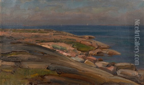 Summer Landscape Oil Painting - Victor Westerholm