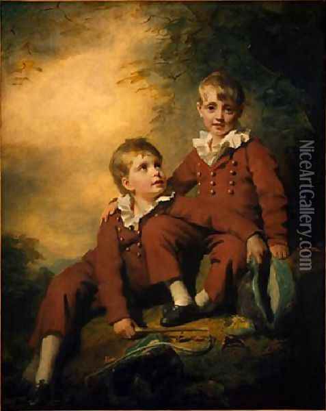 The Binning Children Oil Painting - Sir Henry Raeburn
