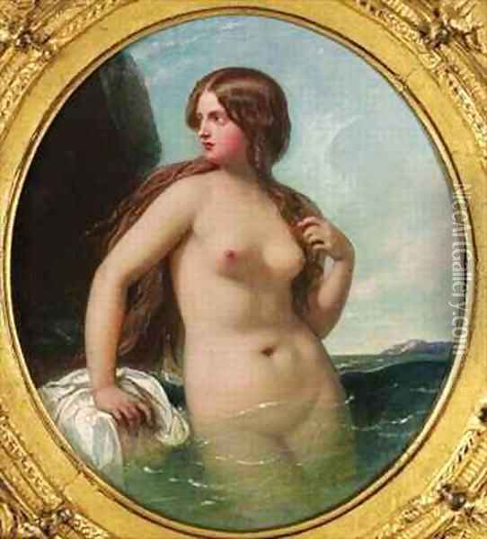 A Nereid Oil Painting - William Edward Frost