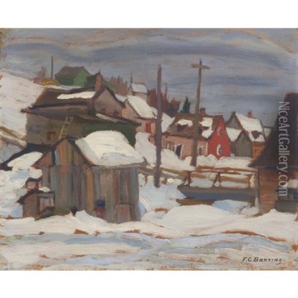 St. Tite Des Caps, Quebec Oil Painting - Sir Frederick Grant Banting