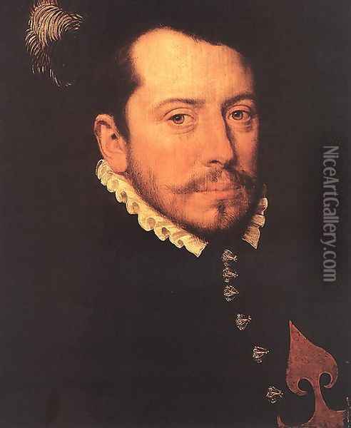 Knight of the Spanish St James Order 1558 Oil Painting - Anthonis Mor Van Dashorst