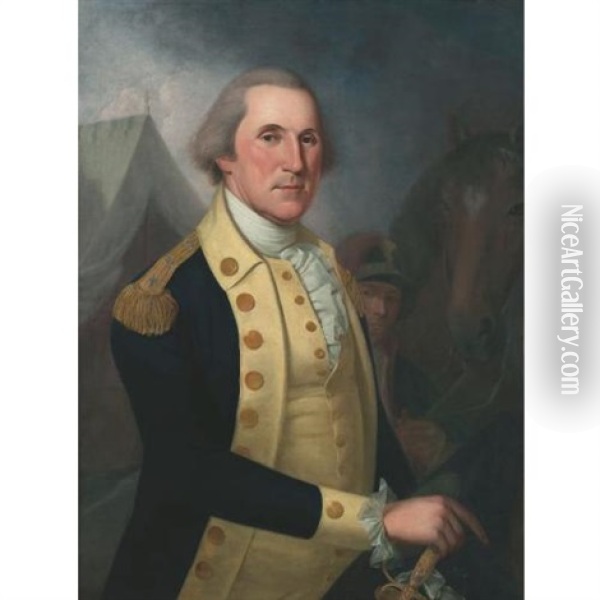 George Washington Oil Painting - James Peale Sr.