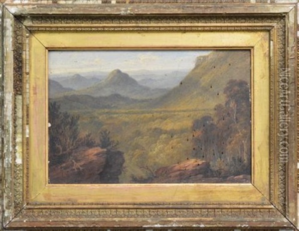 Blue Mountains Vista Oil Painting - James Howe Carse