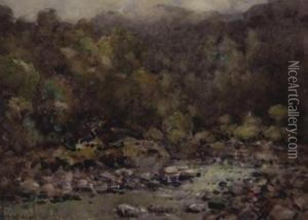 Kelly's Creek Oil Painting - Margaret Olrog Stoddart