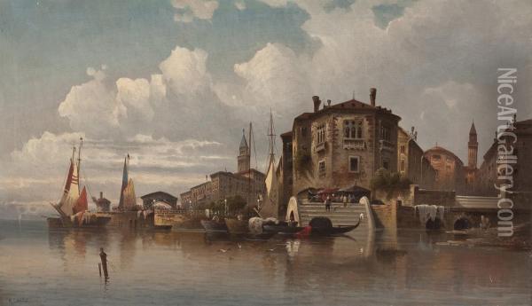 Venedigansicht Oil Painting - William Logsdail
