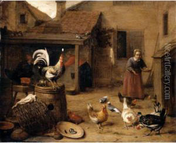A Oil Painting - Hendrick Maertensz. Sorch (see Sorgh)