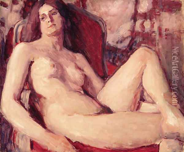 Reclining nude Oil Painting - Roderic O'Conor