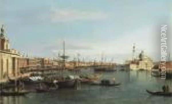 The Bacino Di San Marco Oil Painting - (Giovanni Antonio Canal) Canaletto