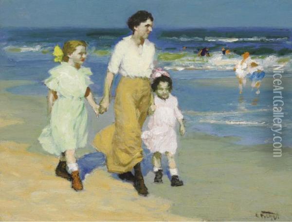 By The Sea Oil Painting - Edward Henry Potthast