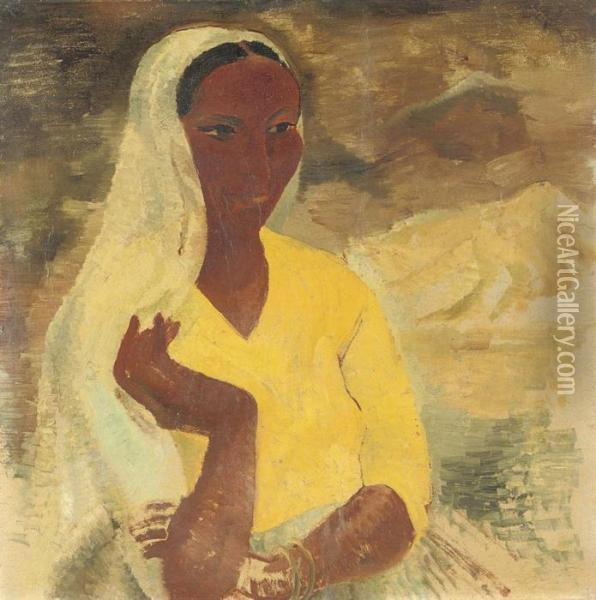 Woman Of Algiers Oil Painting - Christopher Wood