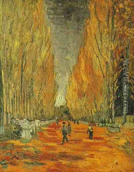 Les Alyscamps III Oil Painting - Vincent Van Gogh