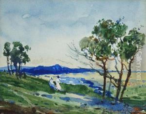 Kaikoura Coast Oil Painting - Alfred Wilson Walsh