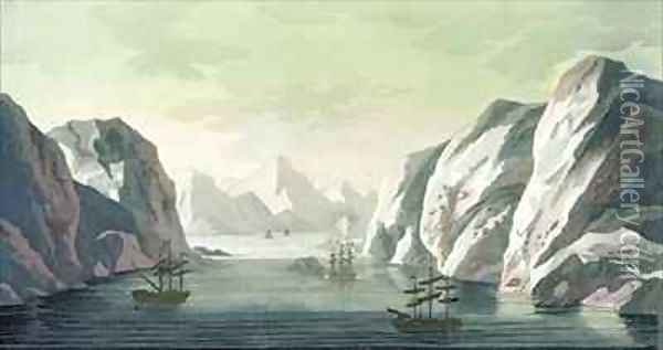Zuidhaven at Spitsbergen Oil Painting - Paolo Fumagalli