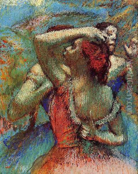 Dancers 6 Oil Painting - Edgar Degas