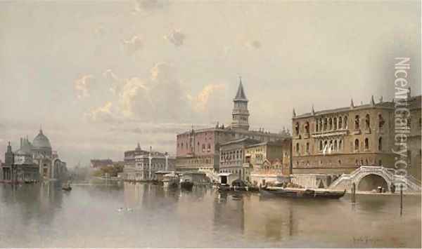 Before the Molo, Venice Oil Painting - Karl Kaufmann