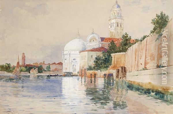 San Michele, Venice Oil Painting - Thomas Bush Hardy