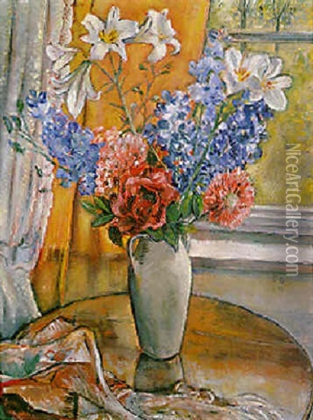 Blumenstrauss Oil Painting - Paul Kleinschmidt