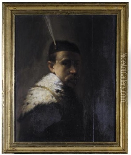 Portrait Of A Man Oil Painting - Isaac De Joudreville