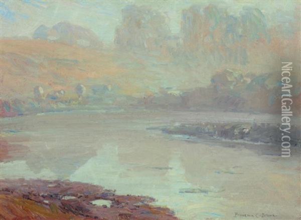 The Rising Fog Oil Painting - Benjamin Chambers Brown