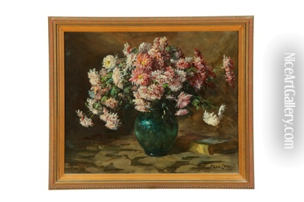 Floral Still Life Oil Painting - Adam Lehr