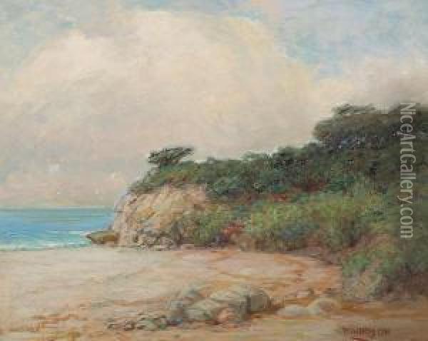 Rocky Point Oil Painting - William Lee Judson