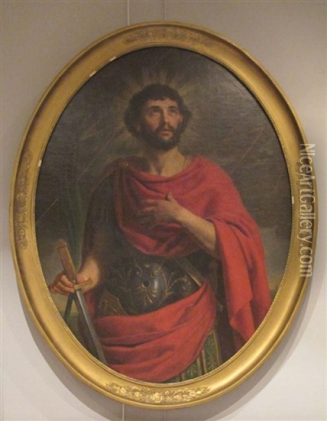Saint Maurice Oil Painting - Michel Dumas