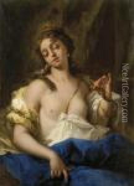 The Death Of Cleopatra Oil Painting - Sebastiano Ricci