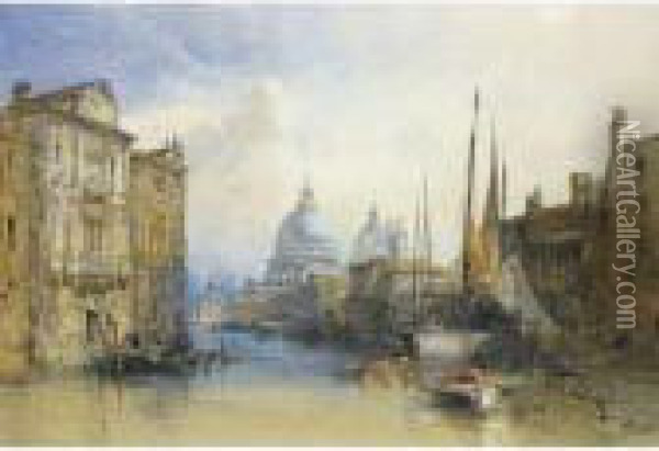 The Grand Canal, Venice Oil Painting - William Callow