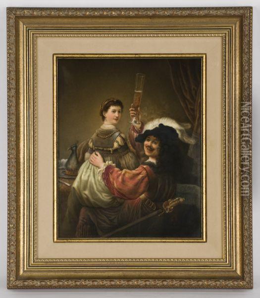 Untitled. Oil Painting - Rembrandt Van Rijn