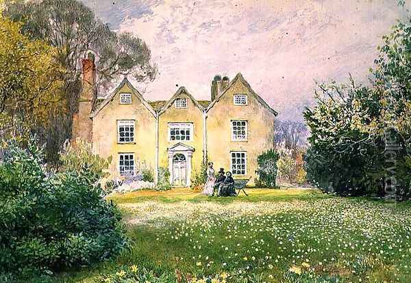 Plas Arona, Near Wrexham, 1906 Oil Painting - Elizabeth M. Chettle