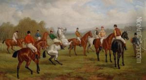 Corsa Di Cavalli Oil Painting - Edward Benjamin Herberte