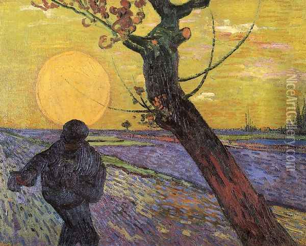 Sower The III Oil Painting - Vincent Van Gogh