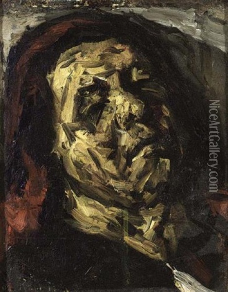 Slapende Vrouw Oil Painting - Suze Bisschop-Robertson