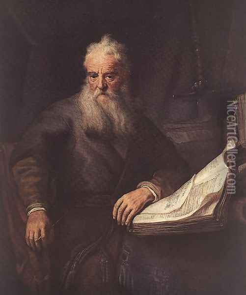 Apostle Paul 1635 Oil Painting - Rembrandt Van Rijn