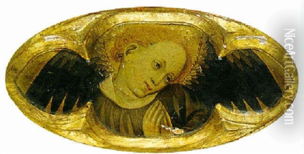 Head Of An Angel Oil Painting - Gherardo die Jacopo Starnina